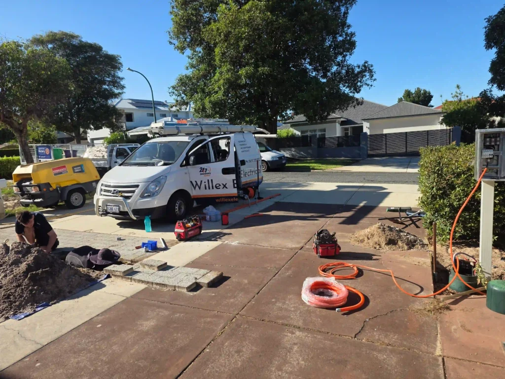 Underground Mains Cable Switchboard Upgrade