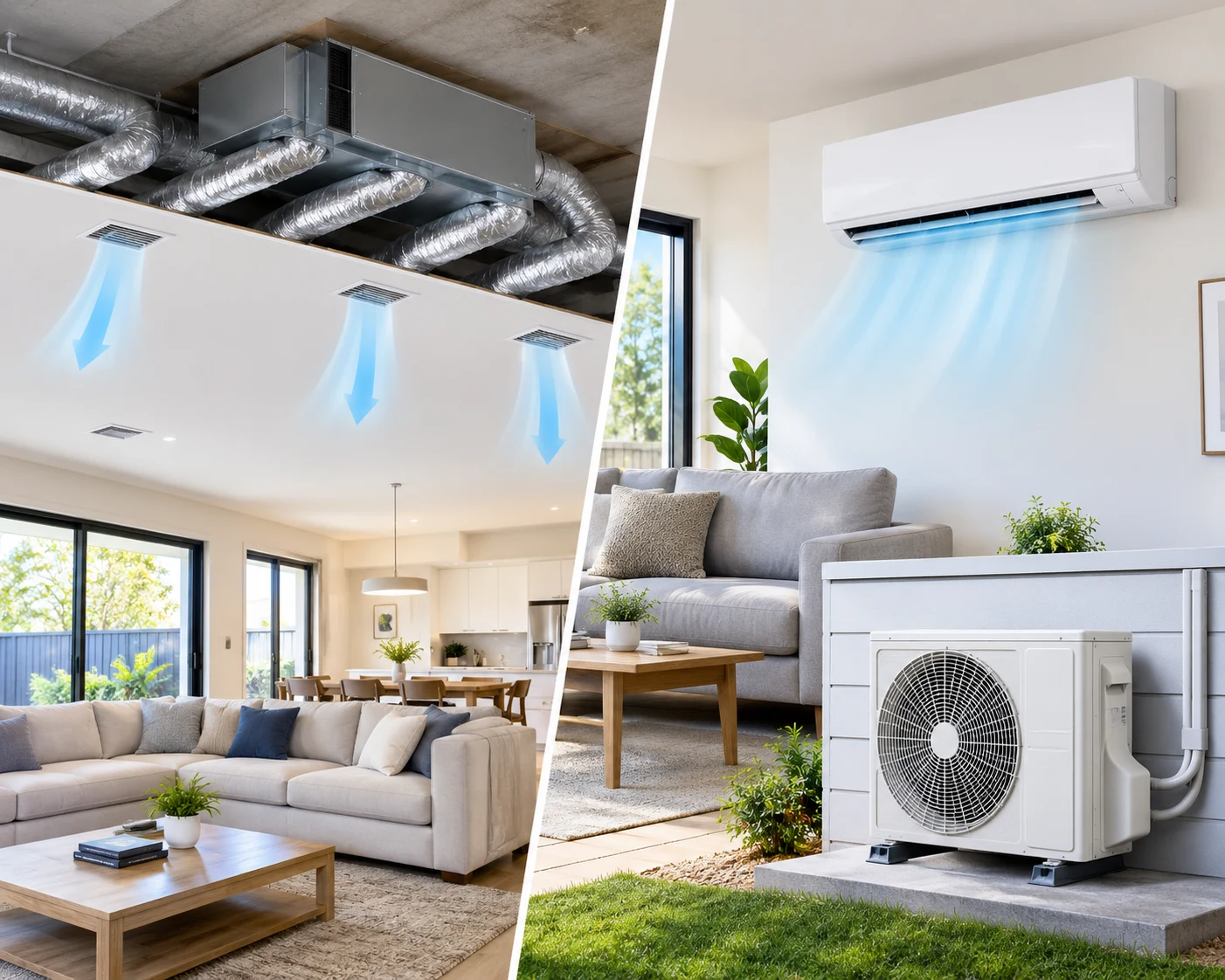 Ducted vs Split System Air Conditioning for Perth Homes